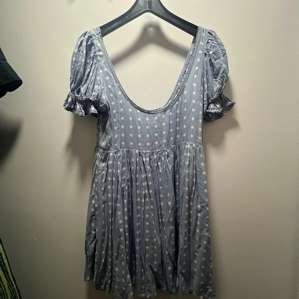Free People Daisy Dots Mini Dress